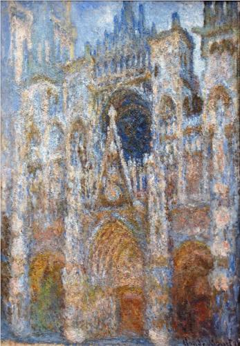 Claude Monet - "Rouen Cathedral, Magic in Blue"