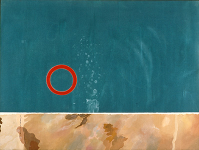 David Hockney - "Rubber Ring Floating in a Swimming Pool"