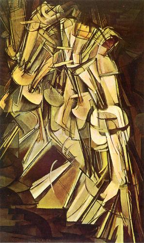 Marcel Duchamp "Nude Descending a Staircase, No.2" (1912)