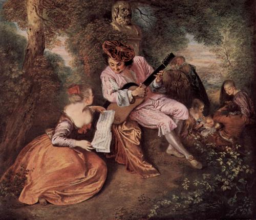  "The Scale of Love" - Antoine Watteau 
