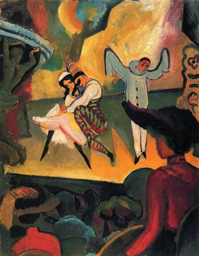 "Ballets Russes" - August Macke